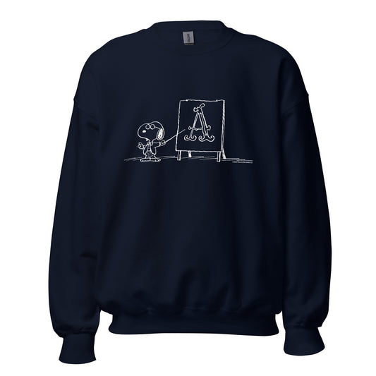 Snoopy Professor Snoopy Adult Sweatshirt-0