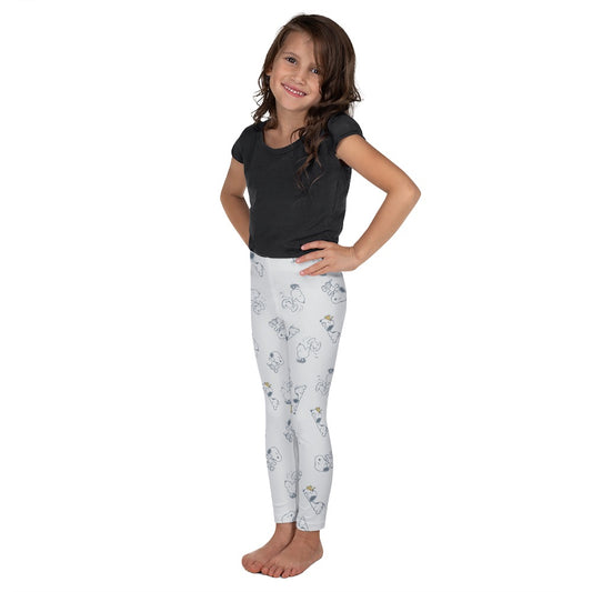 Snoopy and Woodstock Kids Leggings-3