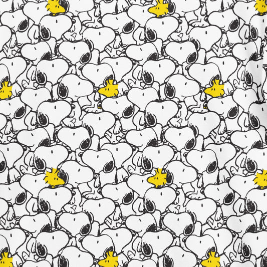 Snoopy and Woodstock Repeat Adult T-Shirt-1