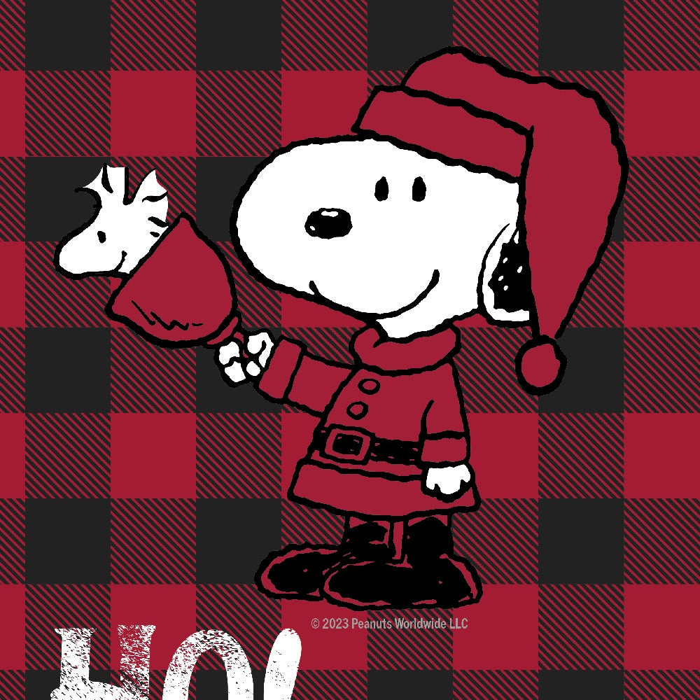 Snoopy & Woodstock Ho Ho Ho Stocking
