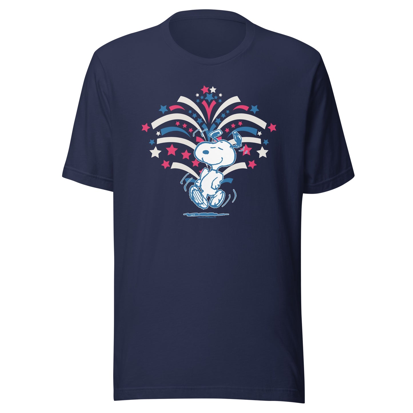Snoopy Fireworks Adult T-Shirt