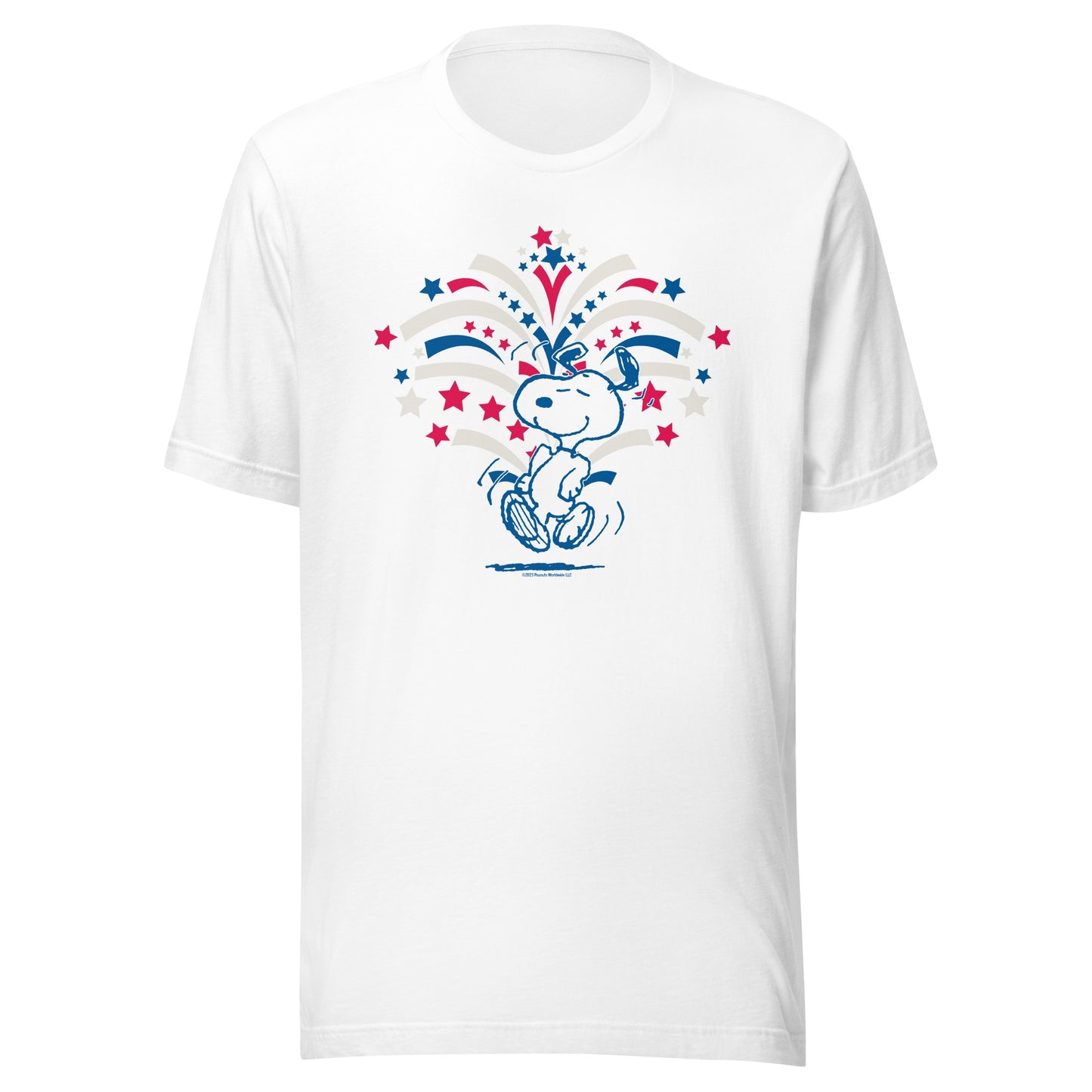 Snoopy Fireworks Adult T-Shirt