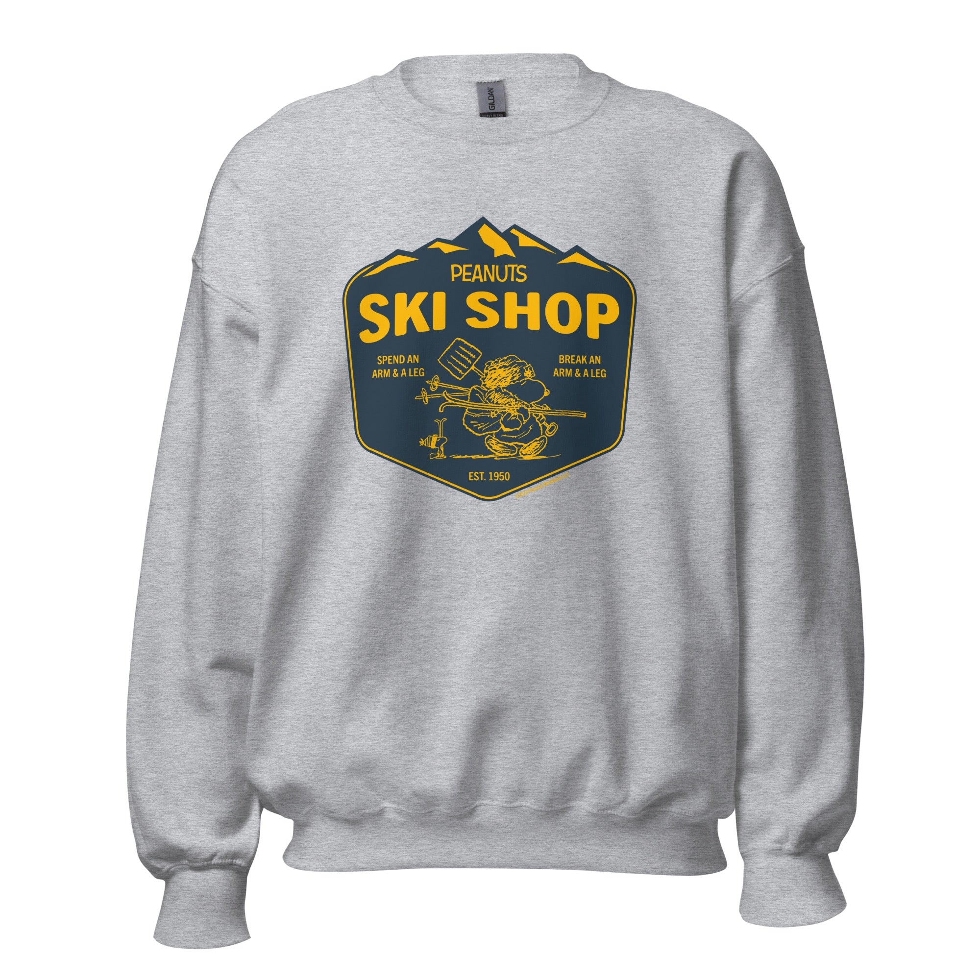 Snoopy Ski Shop Adult Sweatshirt – The Peanuts Store