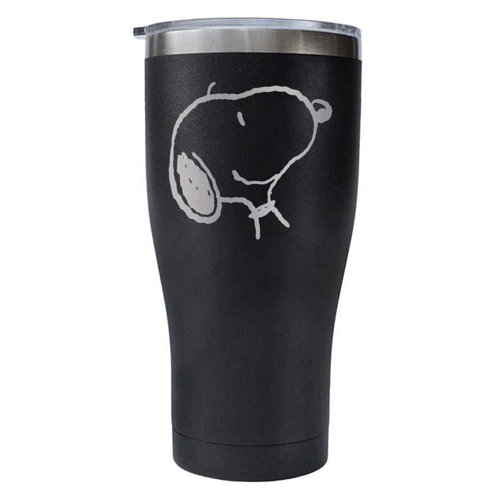 Snoopy Smile Laser Engraved Tumbler