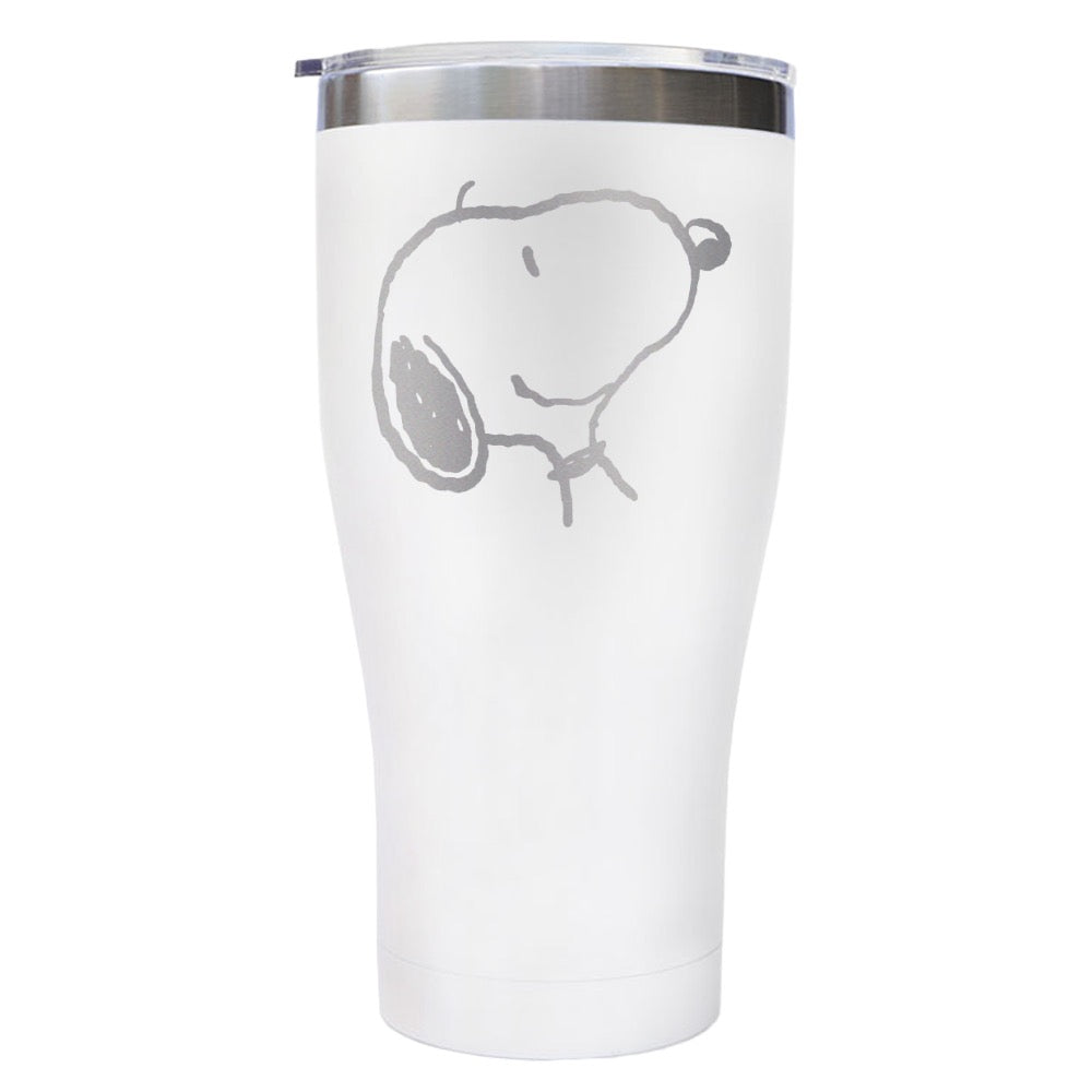 Snoopy Smile Laser Engraved Tumbler