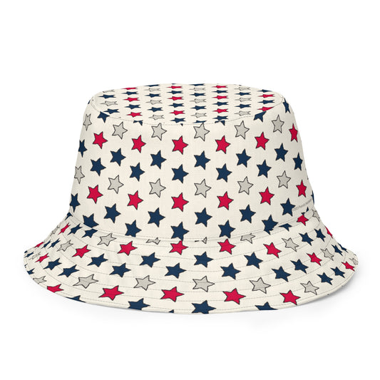 Snoopy Stars Pattern Reversible Bucket Hat-5