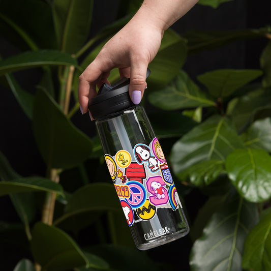 Peanuts Gang Stickers Camelbak Water Bottle-1