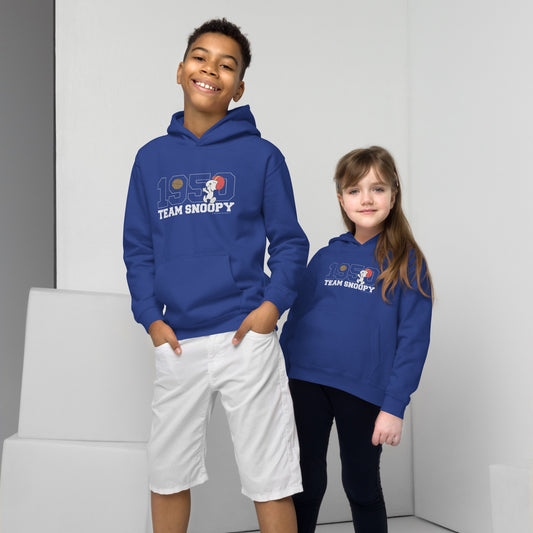 Team Snoopy 1950 Kids Kids Hooded Sweatshirt-2