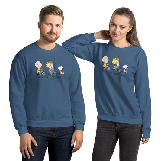 Time To Get Cozy Adult Sweatshirt-2