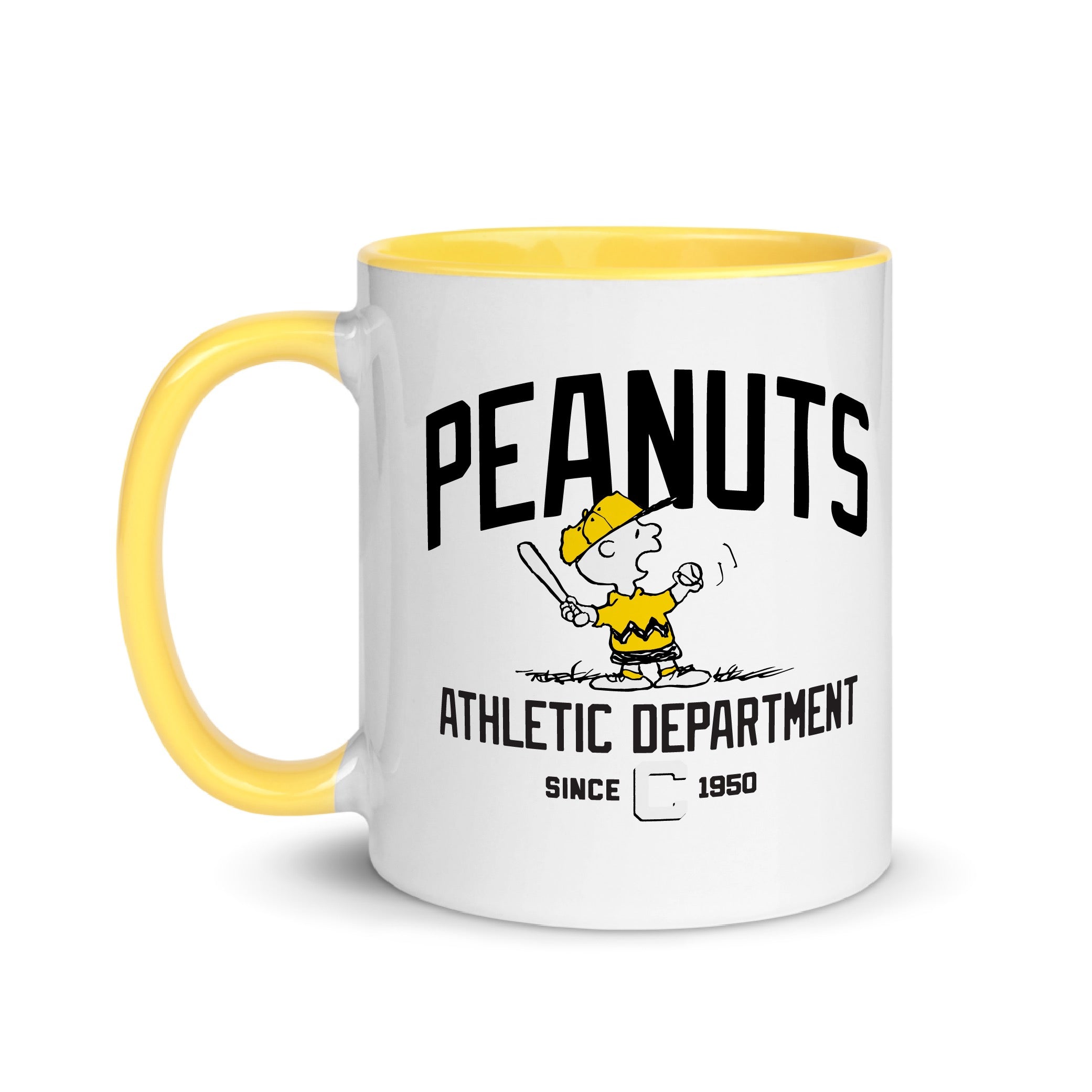Peanuts Athletic Department Charlie Brown Two Tone Mug The Peanuts Store