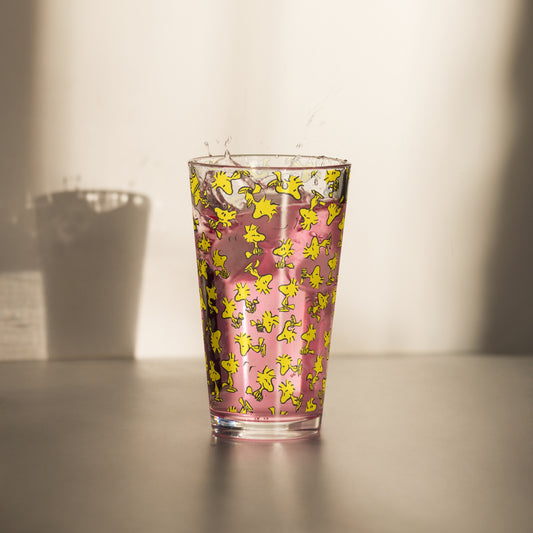 Woodstock Pattern Pint Glass-3