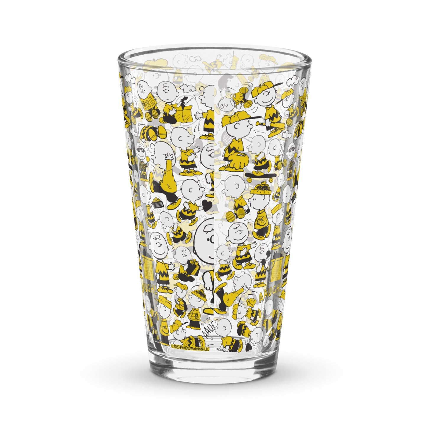 Charlie Brown Pattern Pint Glass
