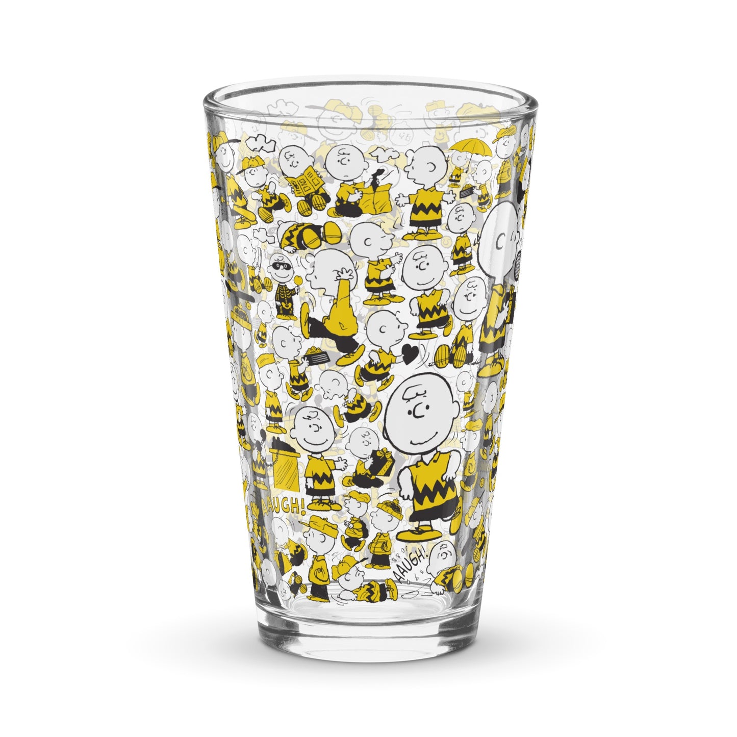 Charlie Brown Pattern Pint Glass