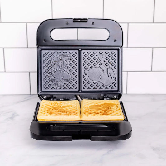 Peanuts Snoopy and Woodstock Square Waffle Maker-3
