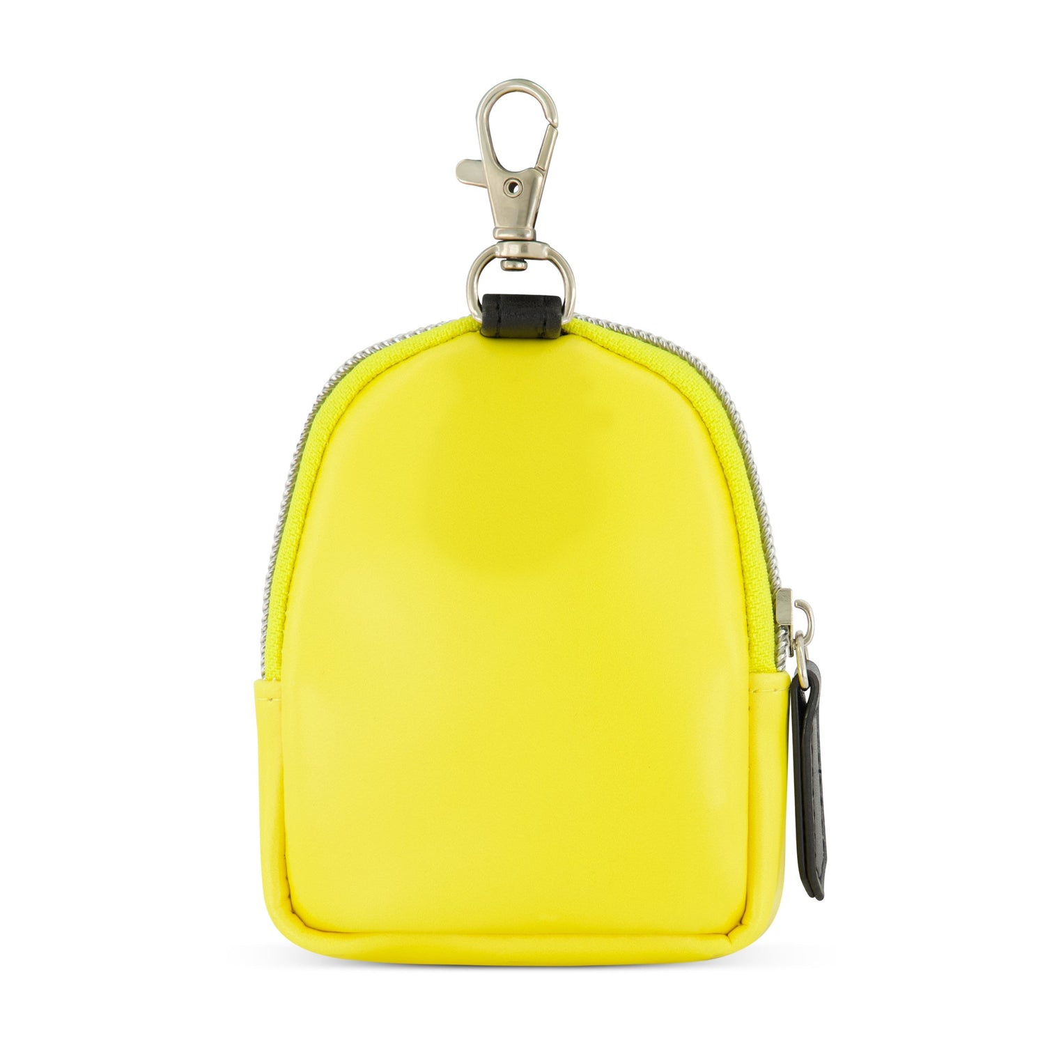 Close-up of the Woodstock design on the polyurethane surface of the small coin purse.