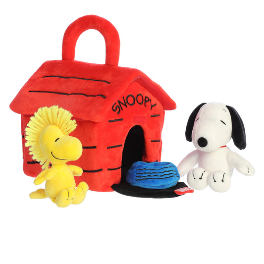 Peanuts 8" Snoopy's Dog House Playset Plush-2