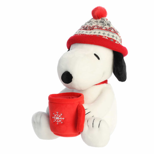 Peanuts Winter Hat Snoopy with Mug 12"-2-4