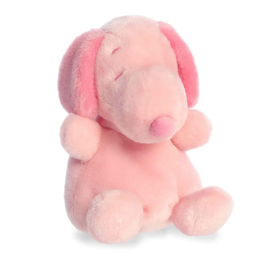 Peanuts Snoopy 5" Palm Pals Plush - Pink -0
