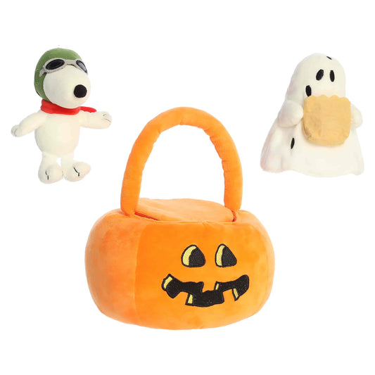 Peanuts Pumpkin Tote - 8”-4