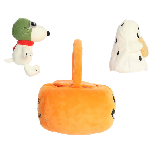 Peanuts Pumpkin Tote - 8”-3