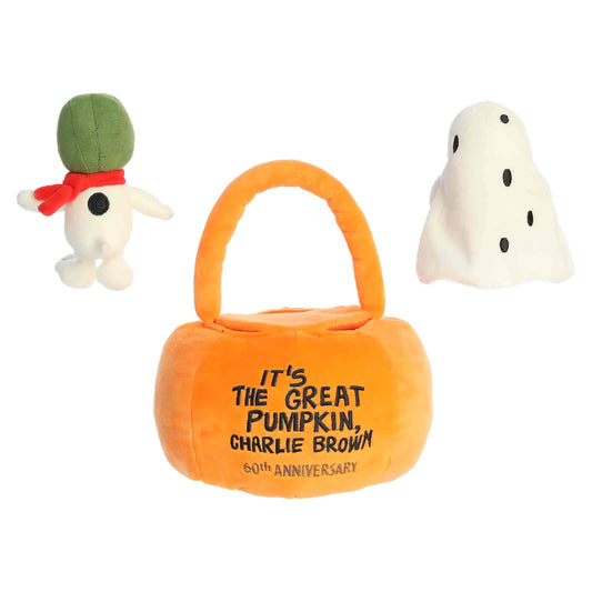 Peanuts Pumpkin Tote - 8”-2