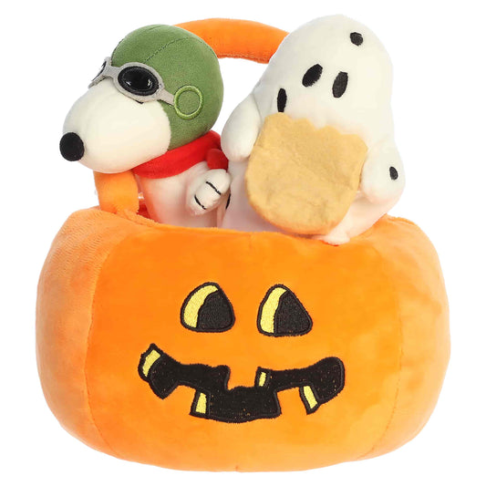 Peanuts Pumpkin Tote - 8”-0