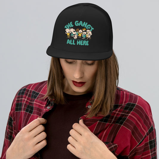 Peanuts The Gang's All Here Trucker Hat Black-1