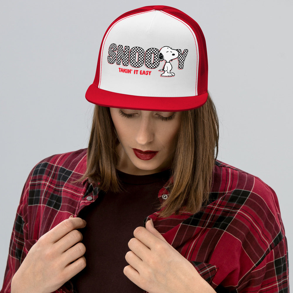 Peanuts Snoopy Takin' It Easy Trucker Hat