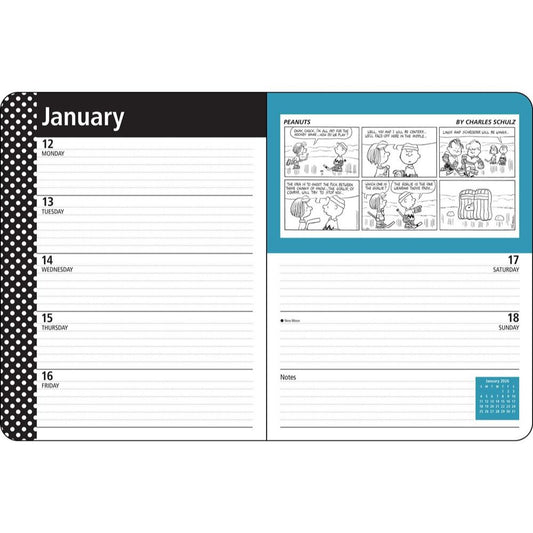 Peanuts® 12-Month 2026 Monthly/Weekly Planner Calendar-3