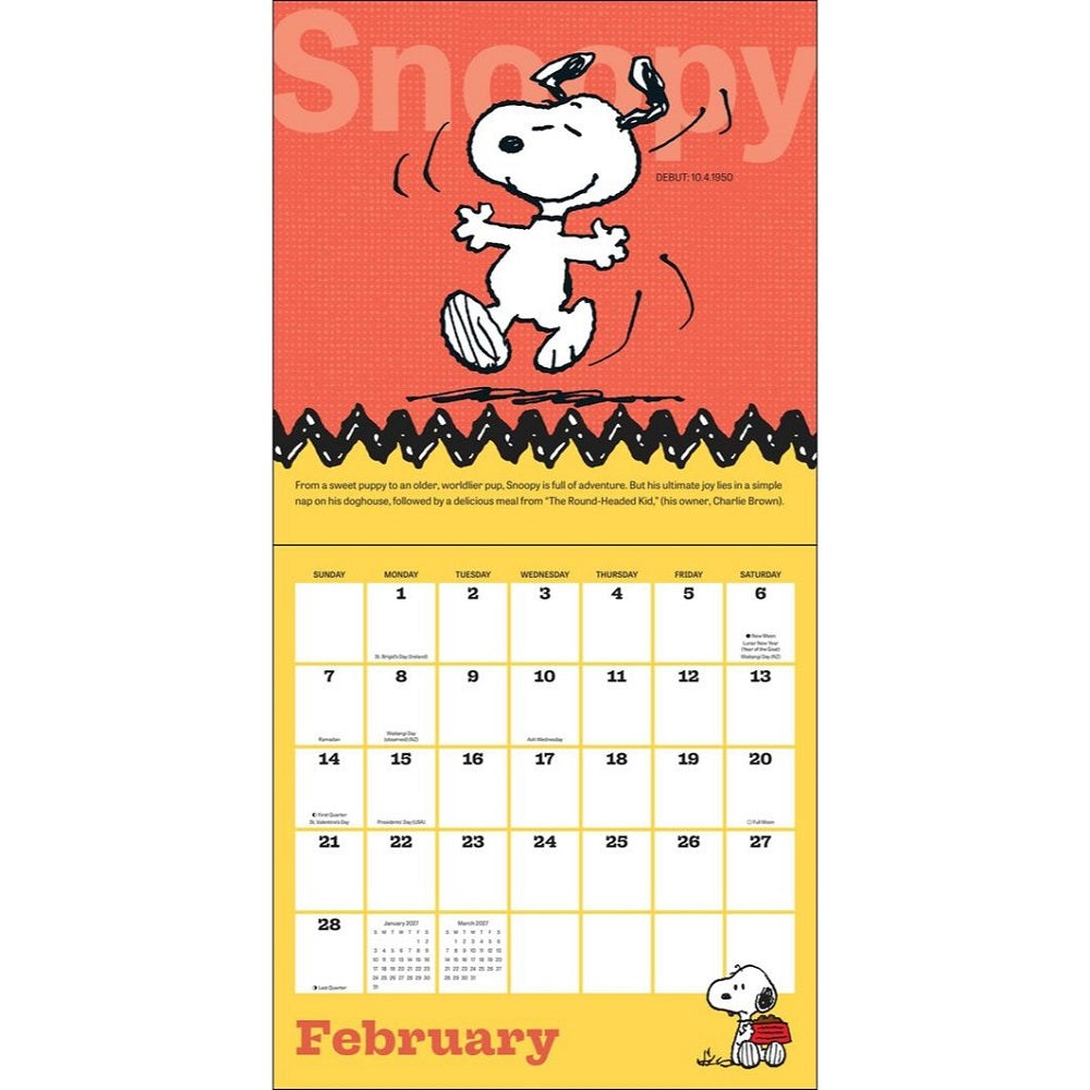 PEANUTS® 2027 Wall Calendar with Clings-2