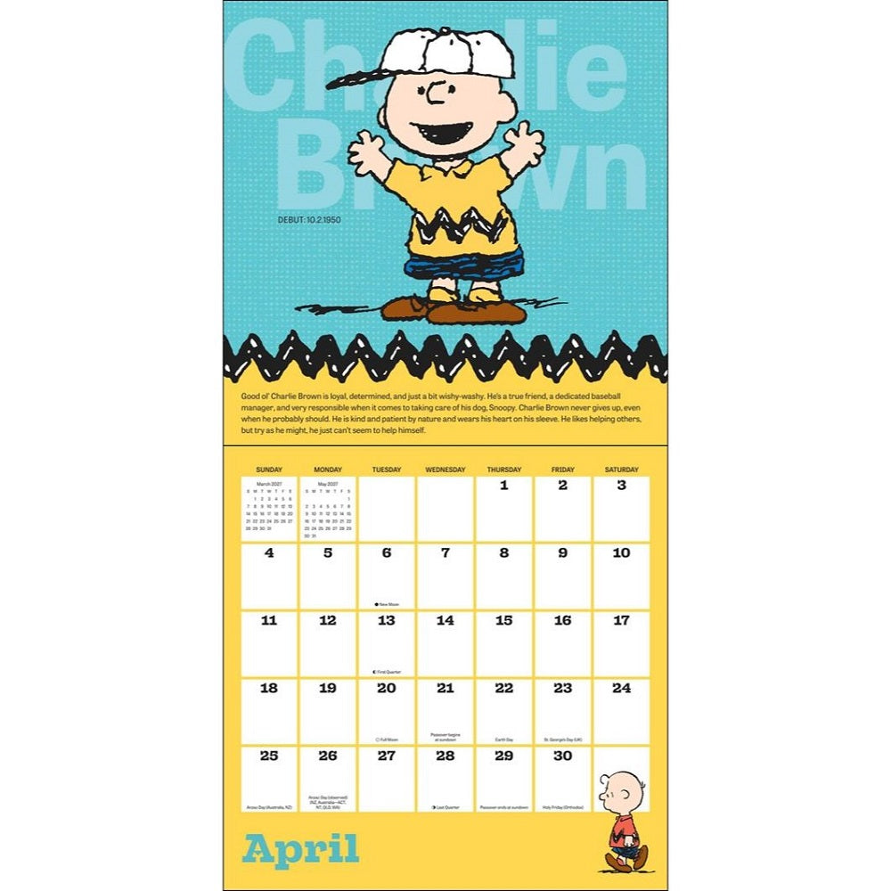 PEANUTS® 2027 Wall Calendar with Clings-4
