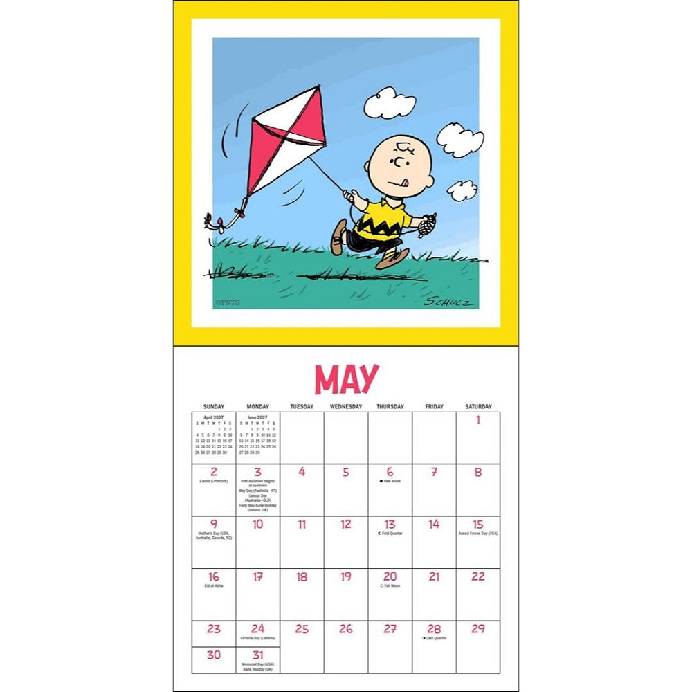 PEANUTS®: @Snoopygrams 2027 Mini Wall Calendar-3