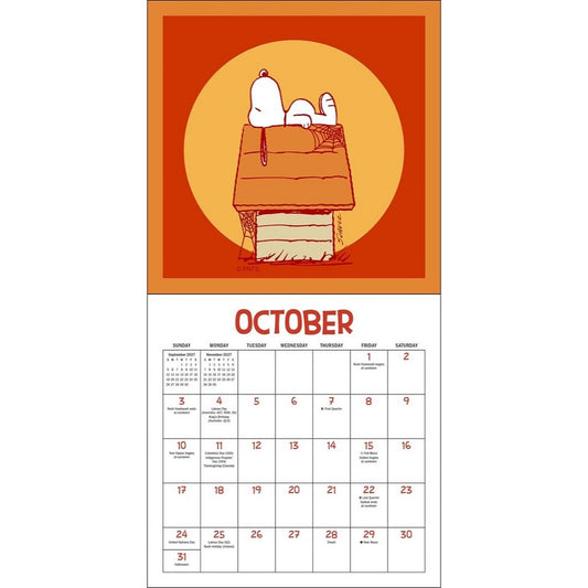 PEANUTS®: @Snoopygrams 2027 Mini Wall Calendar-4