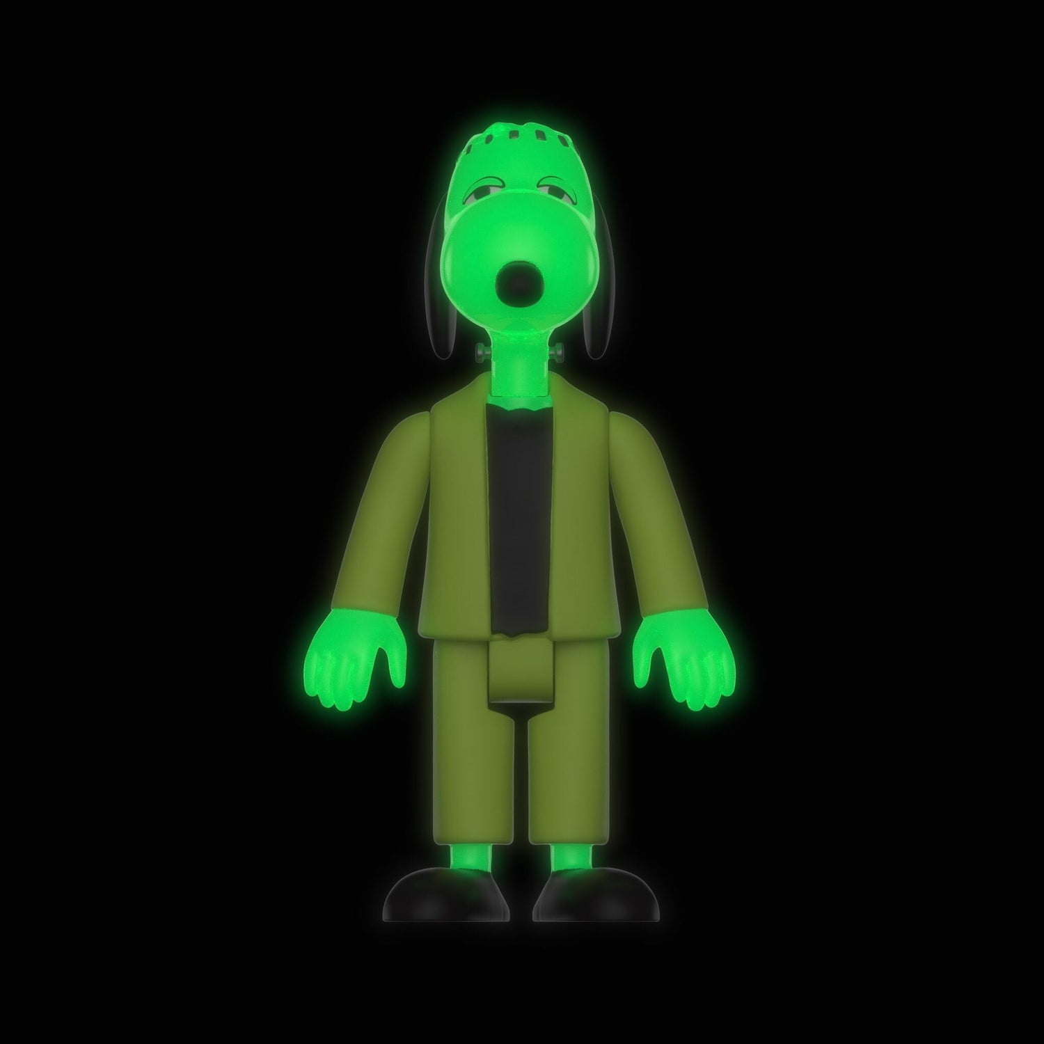 Glow-in-the-dark Frankensnoopy collectible figure