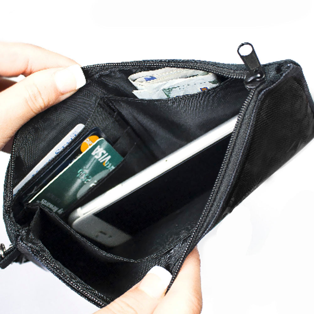"The Gang's All Here" Large Canvas Zipper Wallet