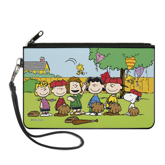 Peanuts Canvas Zipper Wallet - Detachable Wrist Strap | The Peanuts Store-0
