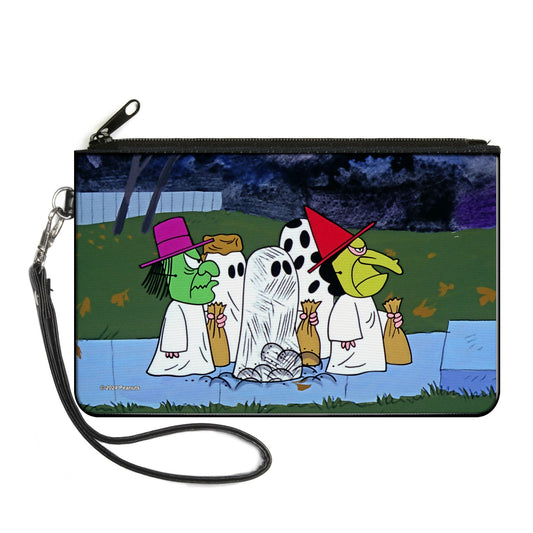 Canvas Zipper Wallet - Peanuts Gang Halloween | The Peanuts Store-0