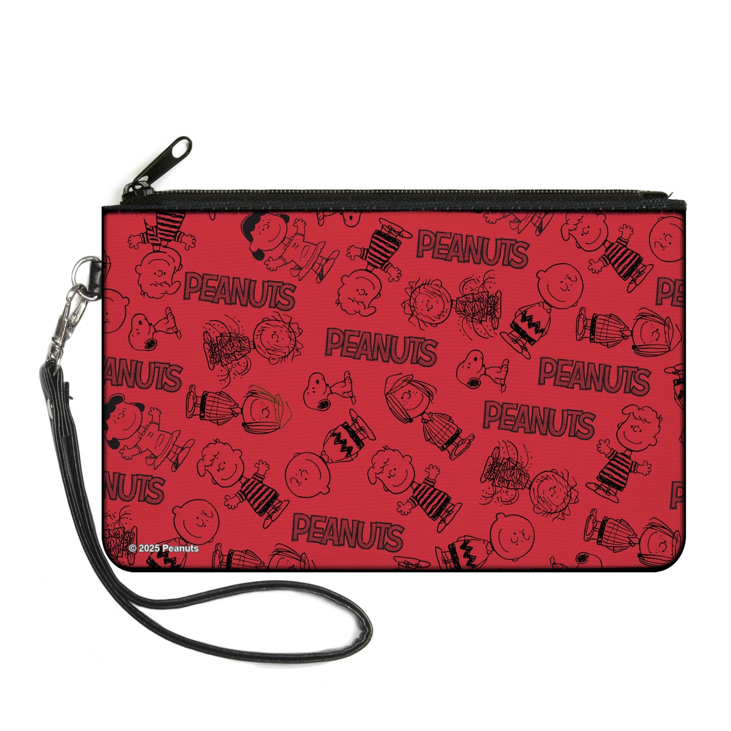 Peanuts Gang Collage Large Canvas Zipper Wallet