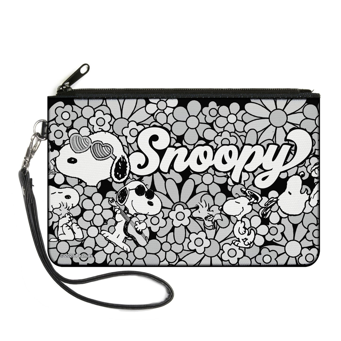 Snoopy Poses & Flowers Canvas Wallet from The Peanuts Store