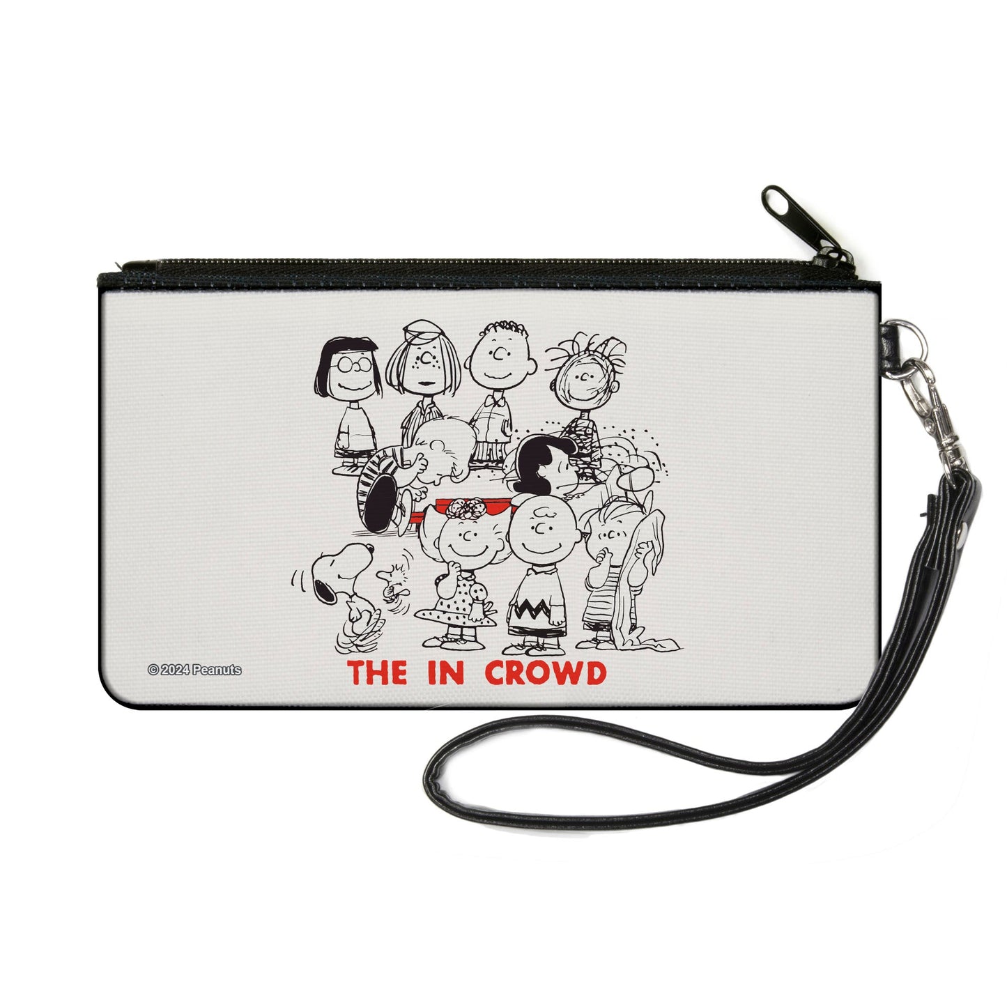 Canvas Zipper Wallet featuring Peanuts Gang's 'THE IN CROWD' at The Peanuts Store.