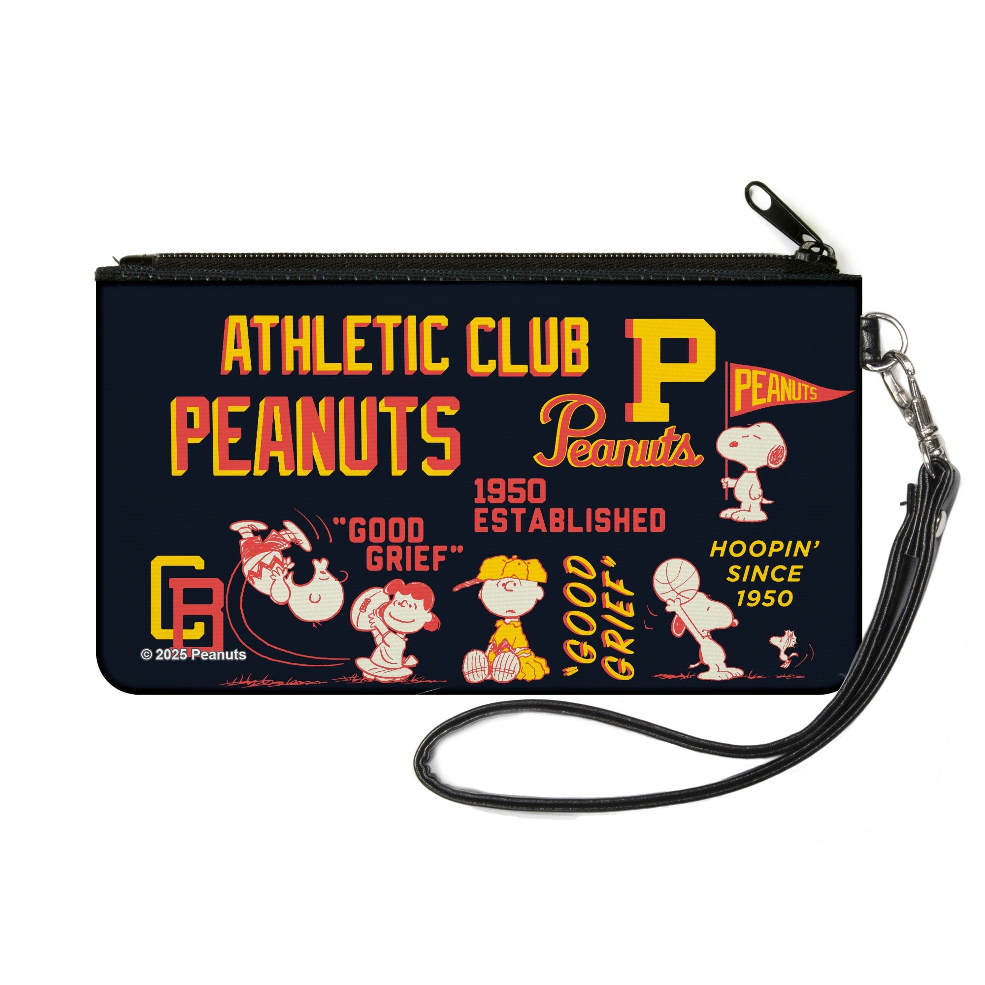 Peanuts Canvas Wallet - Athletic Club Design | The Peanuts Store