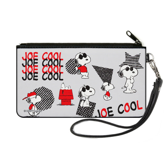 Peanuts Joe Cool Snoopy Canvas Zipper Wallet-0
