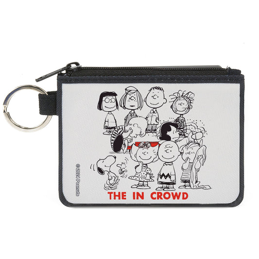 Peanuts Gang Mini Canvas Zipper Wallet-0