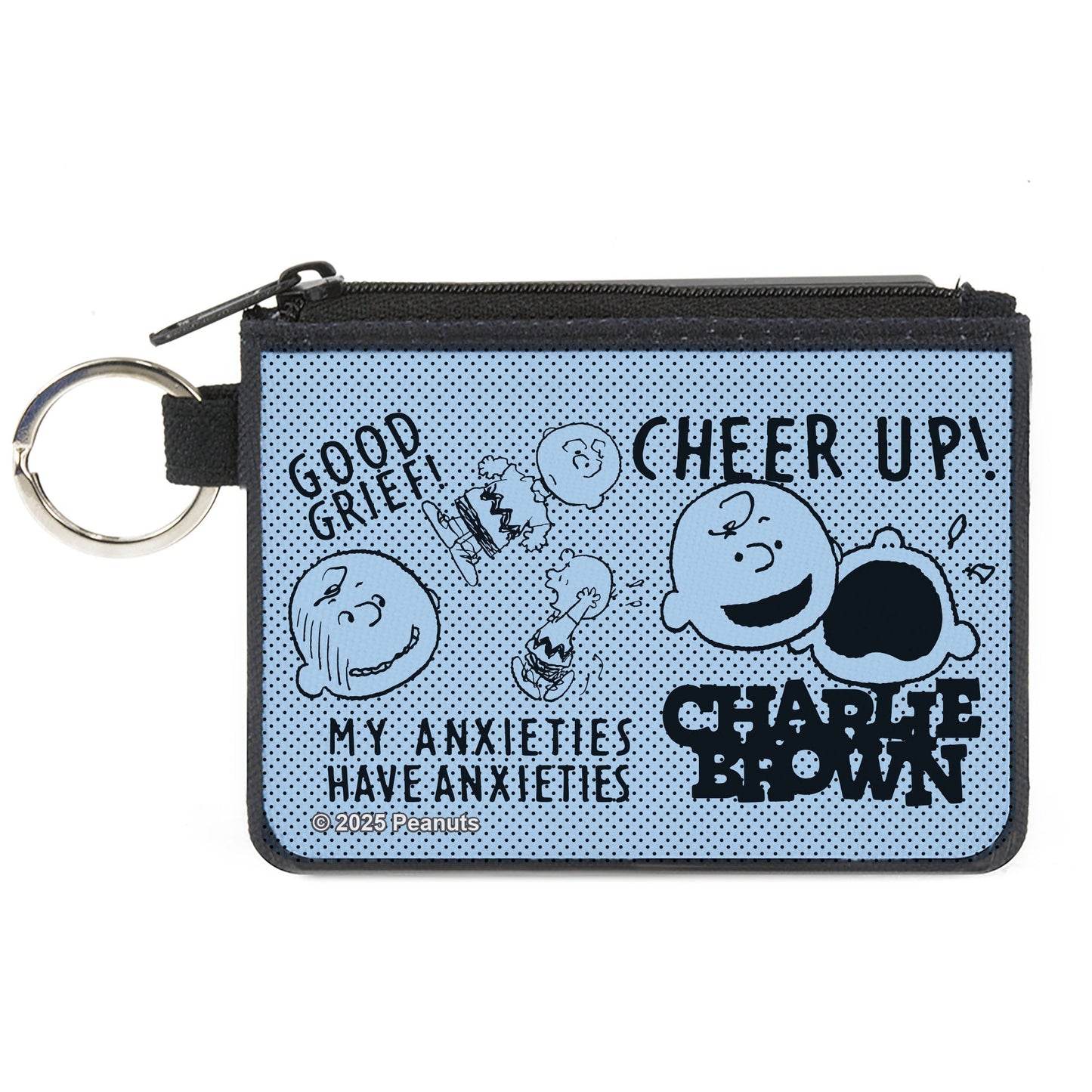 Canvas Zipper Wallet - Charlie Brown Poses & Quotes | The Peanuts Store