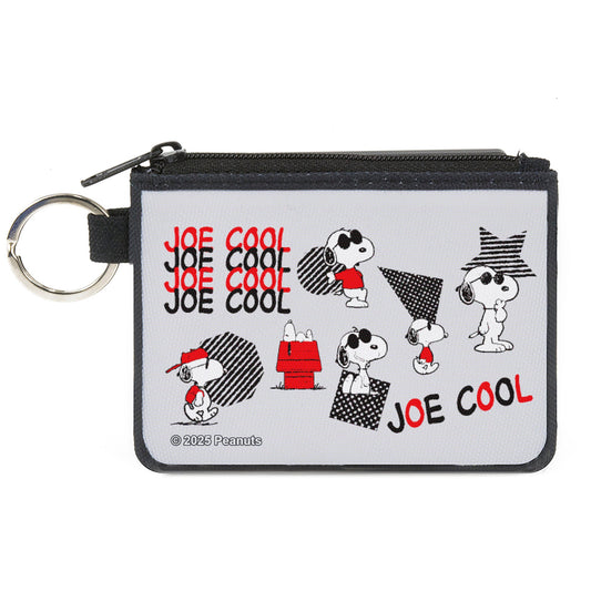 Peanuts Joe Cool Snoopy Canvas Mini Wallet-0