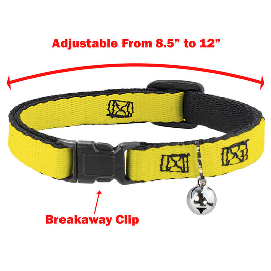 Breakaway Cat Collar with Bell - Peanuts Gang Astronauts Blue/White-2