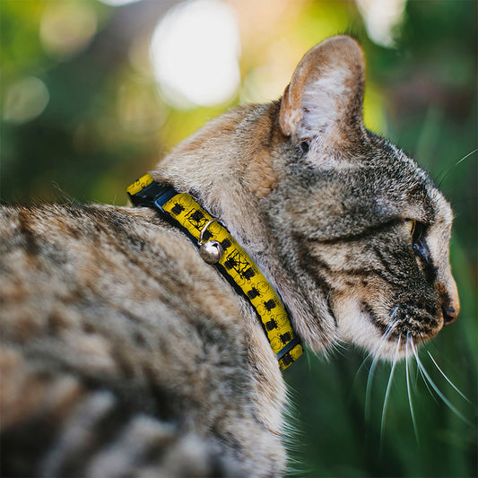 Official Peanuts Charlie Brown Pose Cat Collar with Bell-1