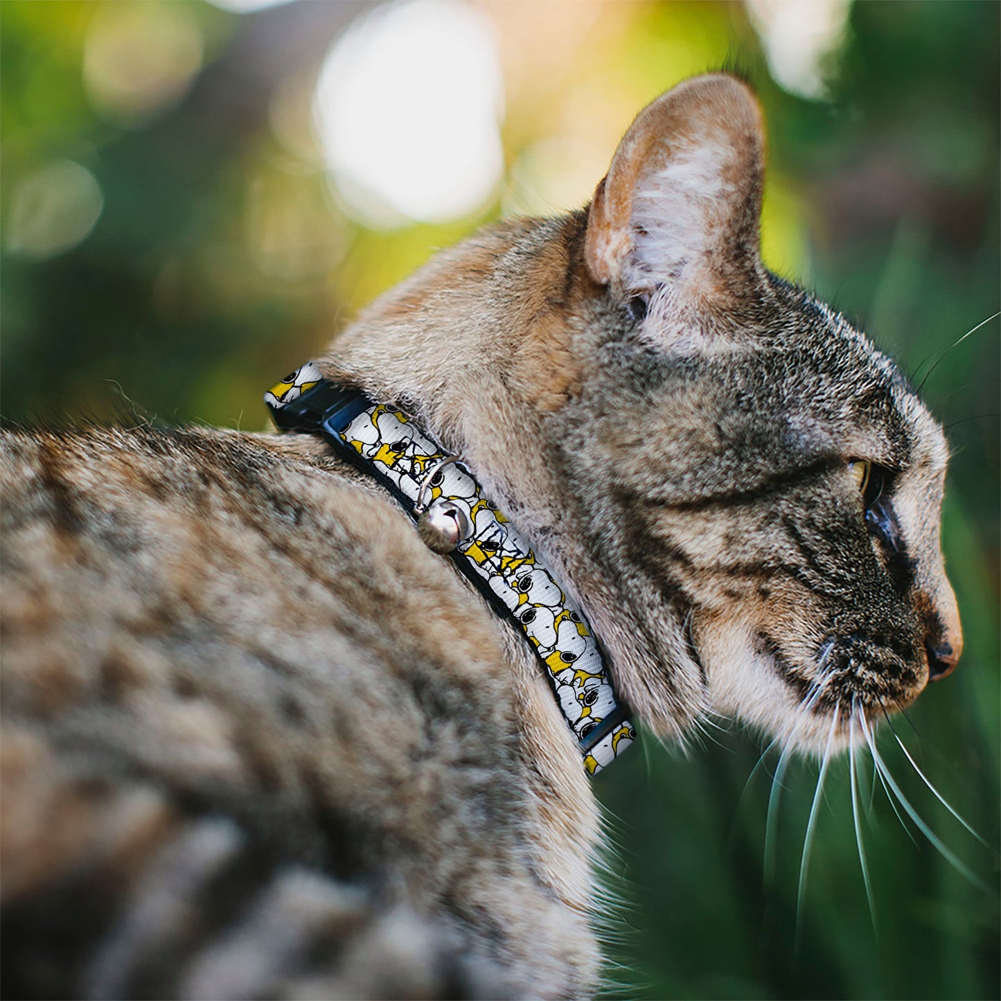Peanuts Snoopy Stacked Yellow Cat Collar with Bell | The Peanuts Store