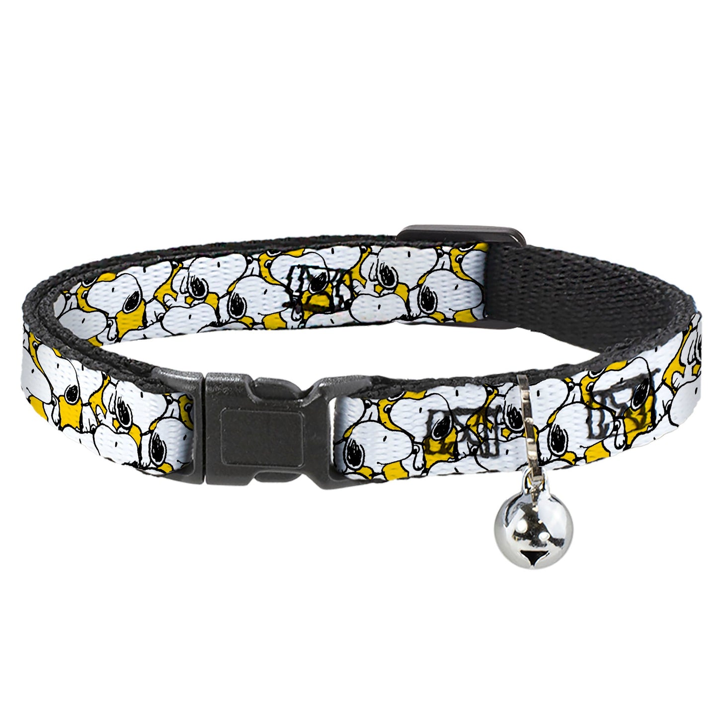 Peanuts Snoopy Stacked Yellow Cat Collar with Bell | The Peanuts Store