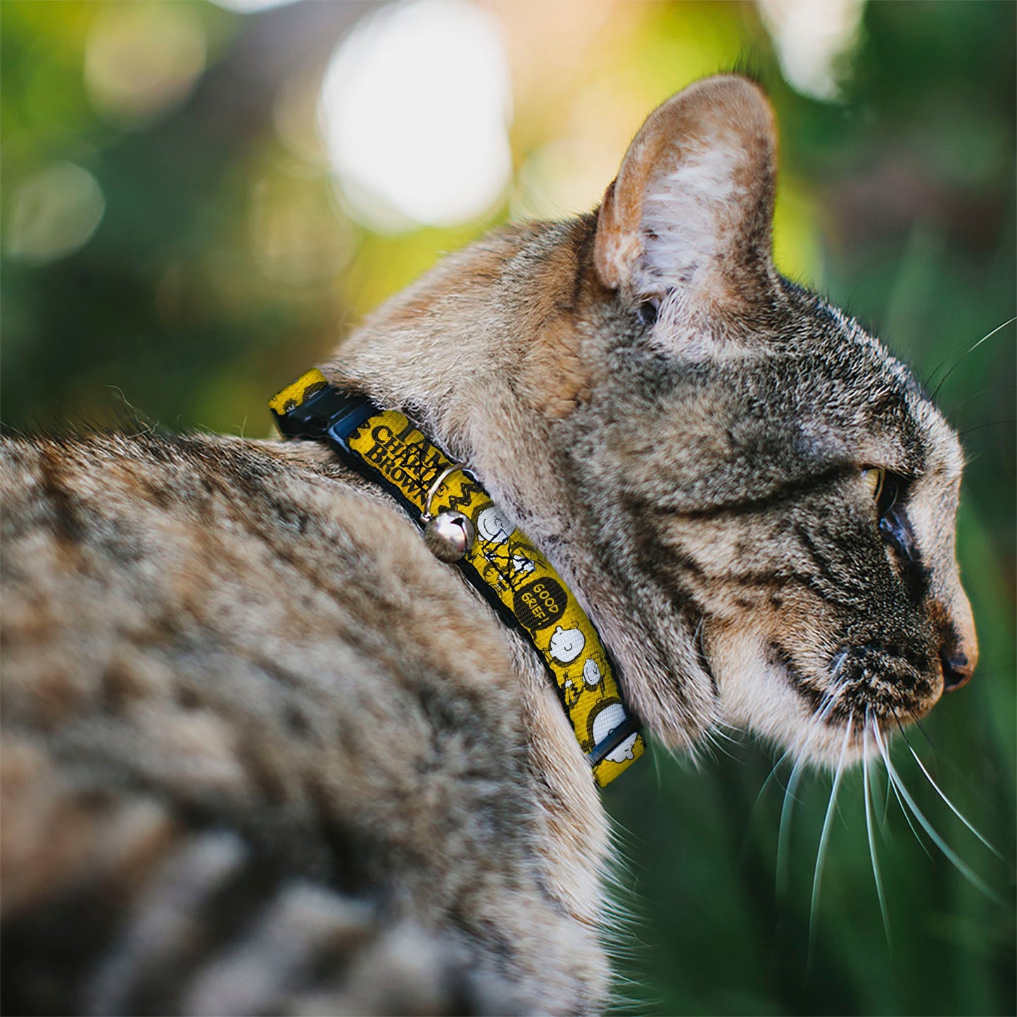 Peanuts Breakaway Cat Collar with Bell - Charlie Brown Poses
